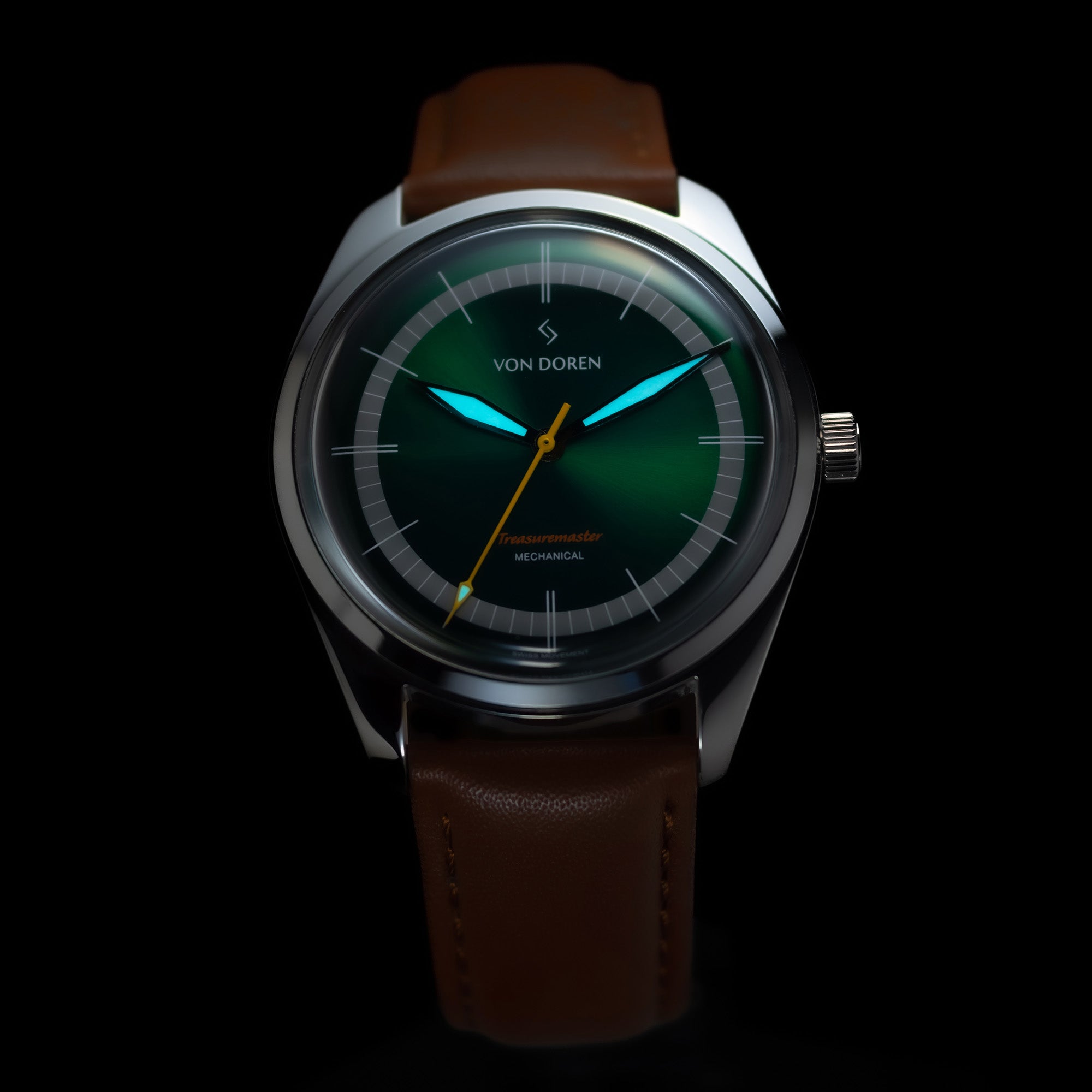 Von Doren Treasuremaster. Med lume som lyser i mørket.