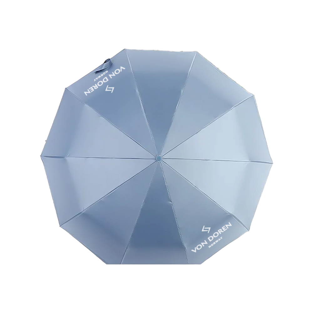 En blå Von Doren sett ovenfra